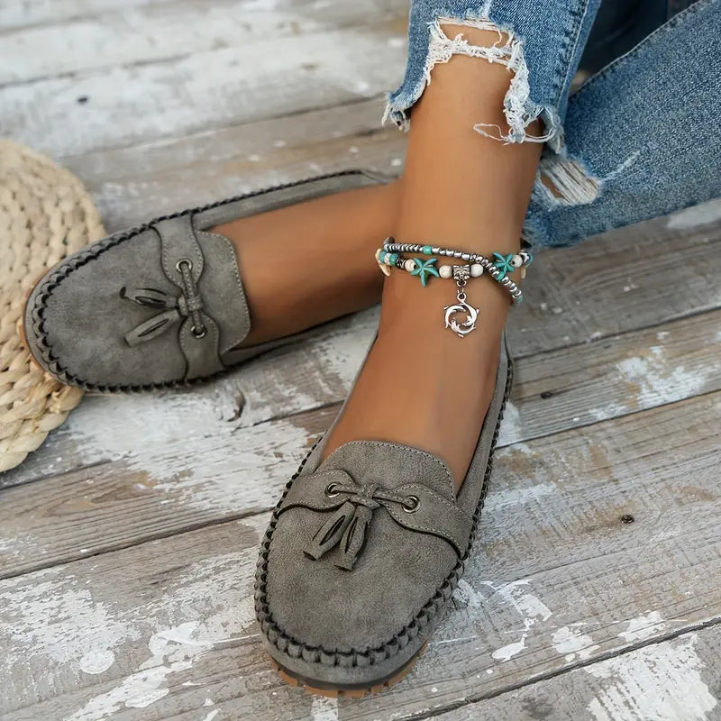 Women's Flat Loafer Moccasin Shoes for Everyday Comfort