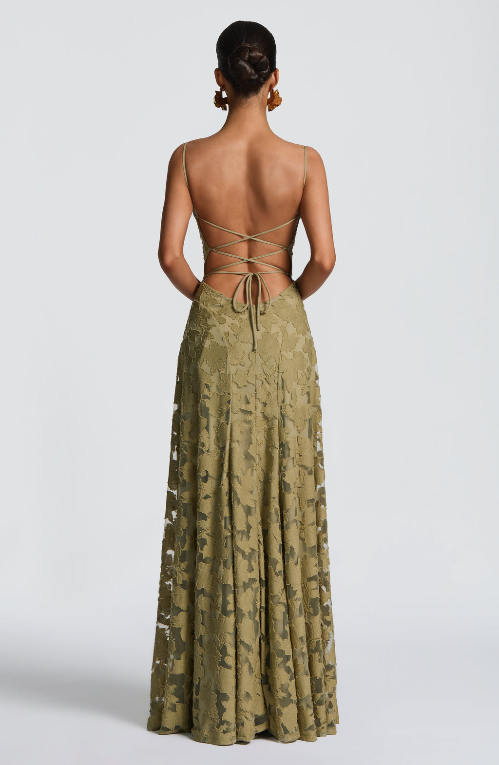 Women's Floral Maxi Dress with Spaghetti Straps