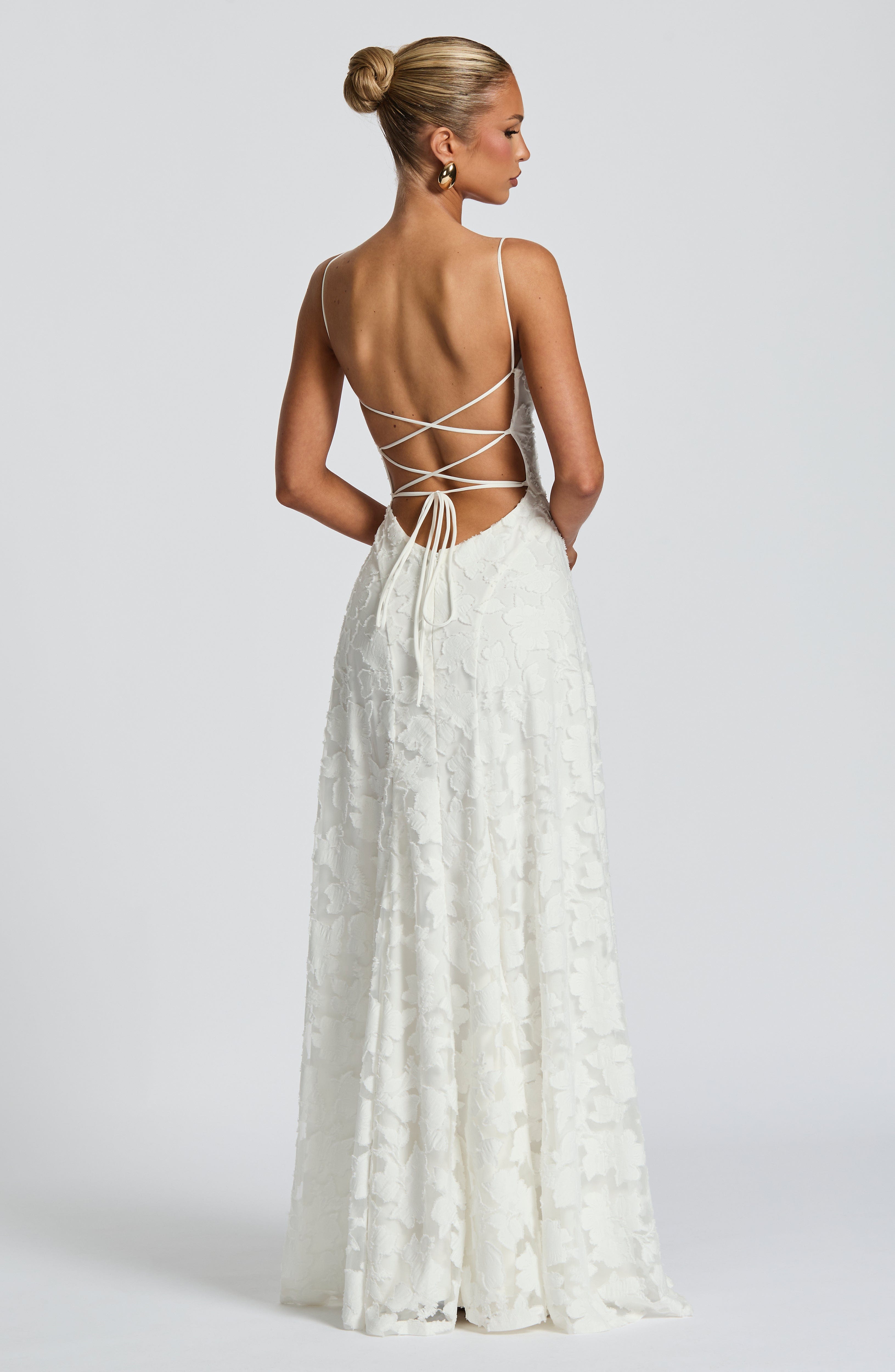 Women's Floral Maxi Dress with Spaghetti Straps