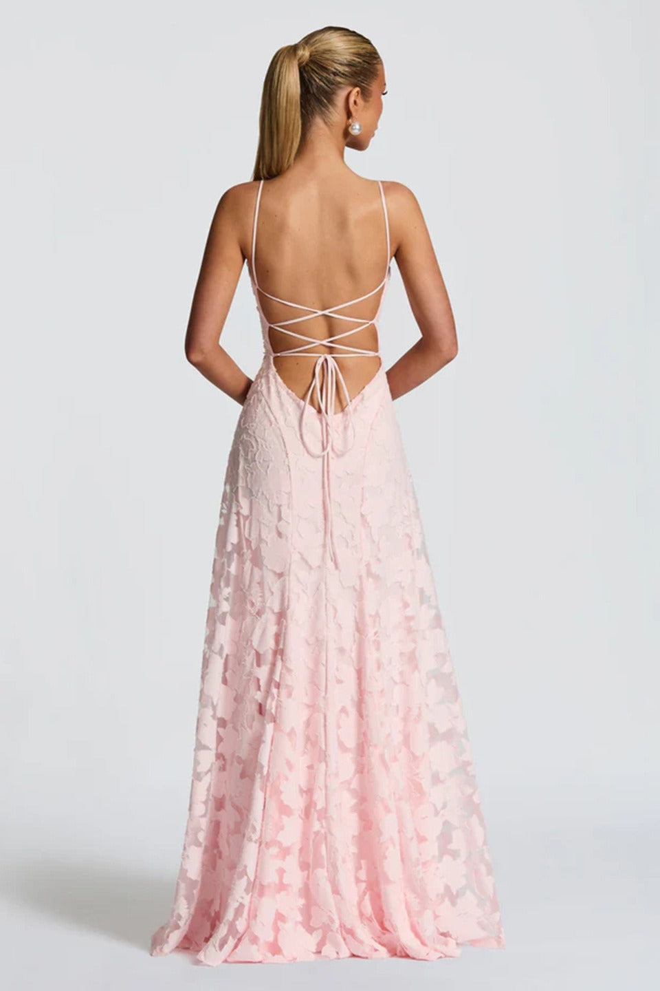 Women's Floral Maxi Dress with Spaghetti Straps