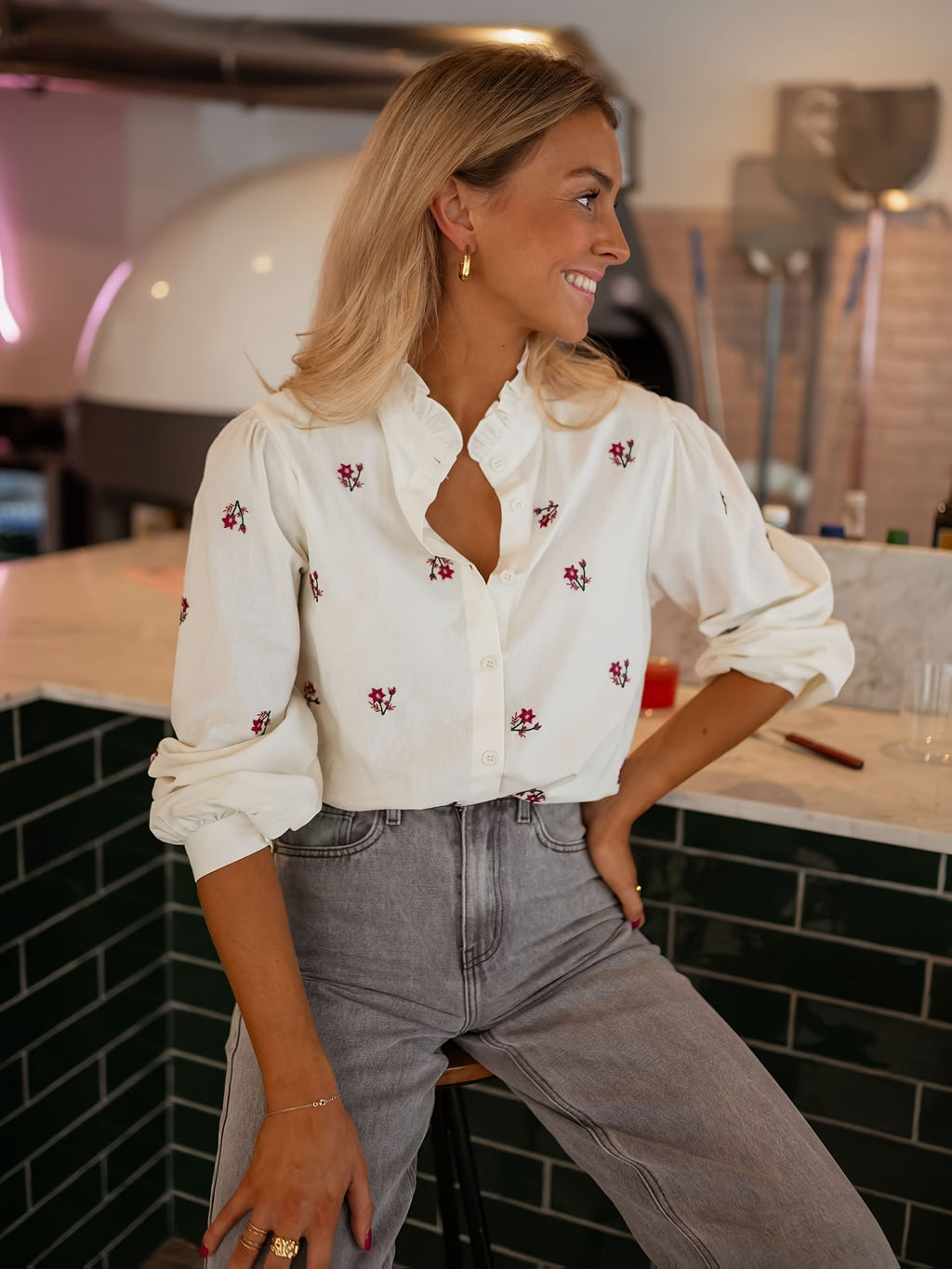 Women's Floral Print Blouse