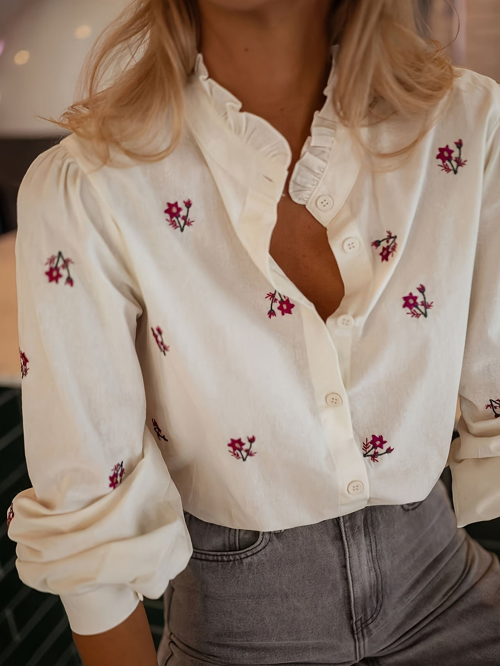 Women's Floral Print Blouse