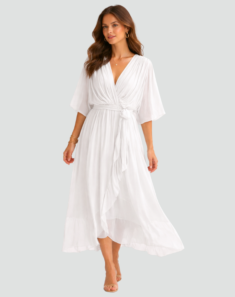 Women's Flowing Midi Formal Dress