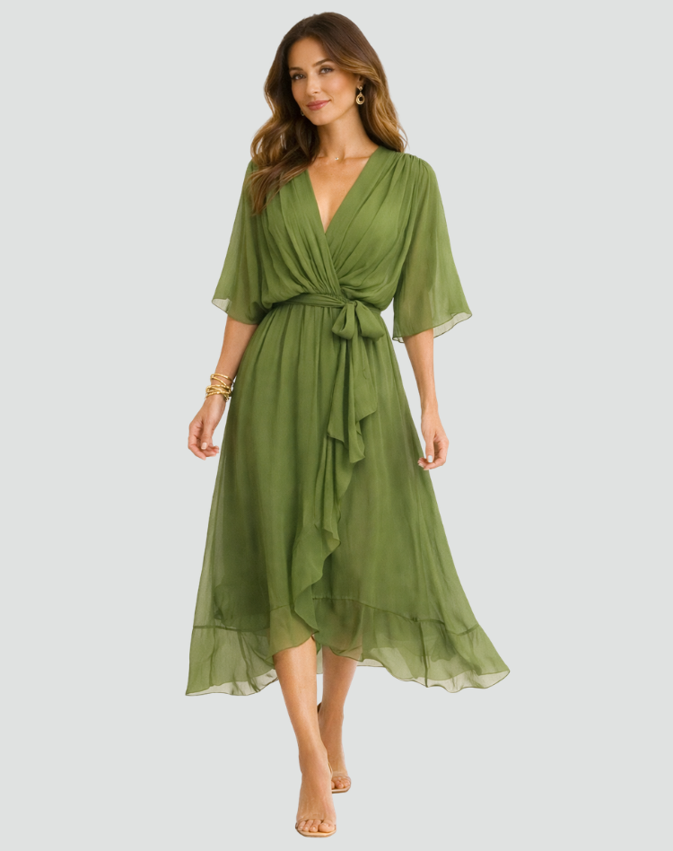 Women's Flowing Midi Formal Dress
