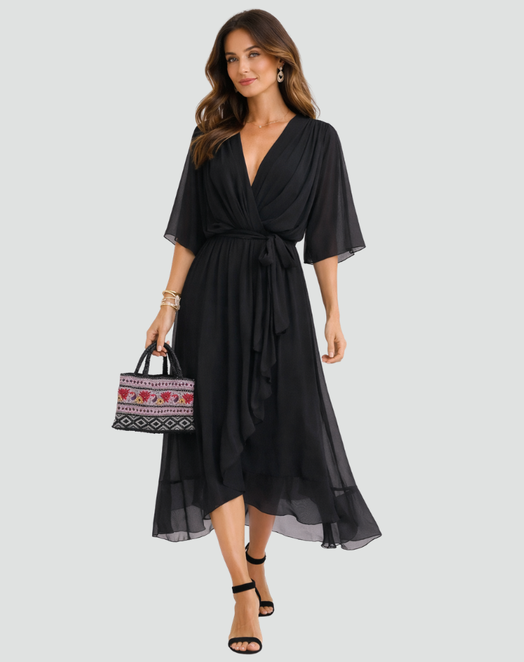 Women's Flowing Midi Formal Dress