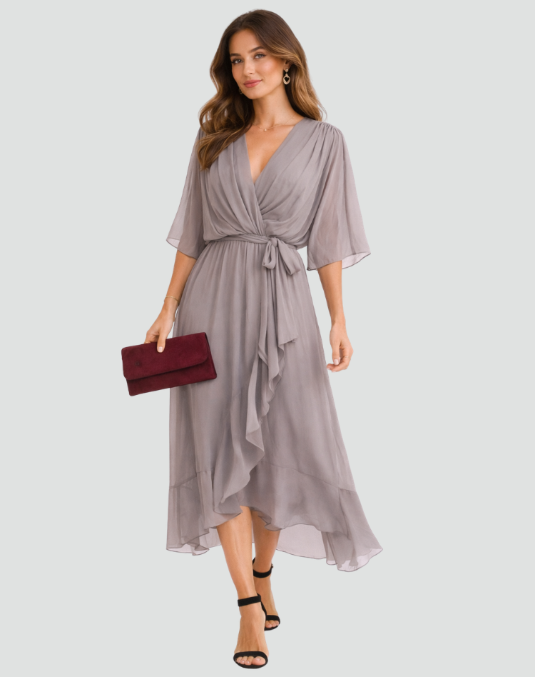 Women's Flowing Midi Formal Dress