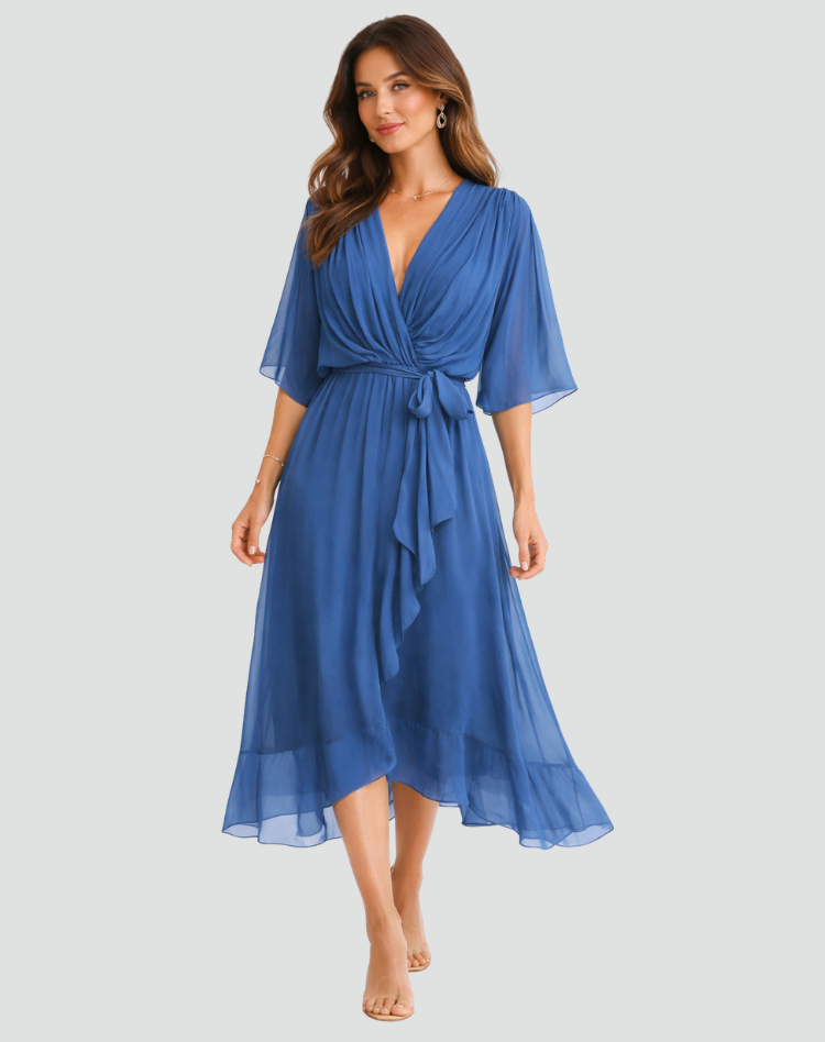 Women's Flowing Midi Formal Dress