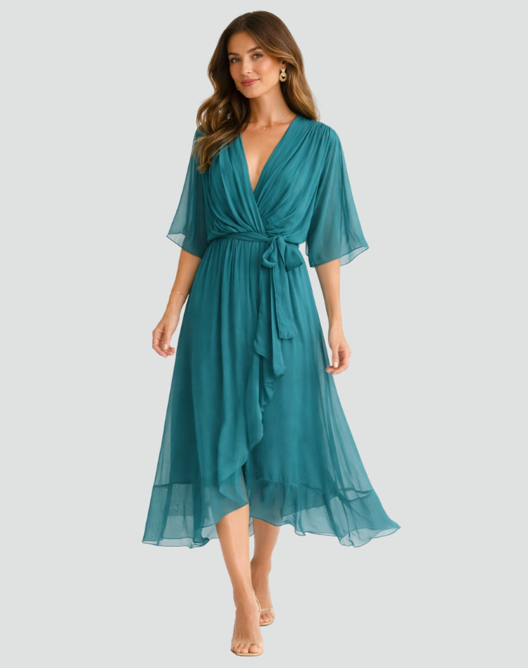 Women's Flowing Midi Formal Dress