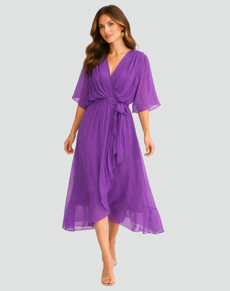 Women's Flowing Midi Formal Dress