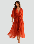 Women's Flowing Midi Formal Dress