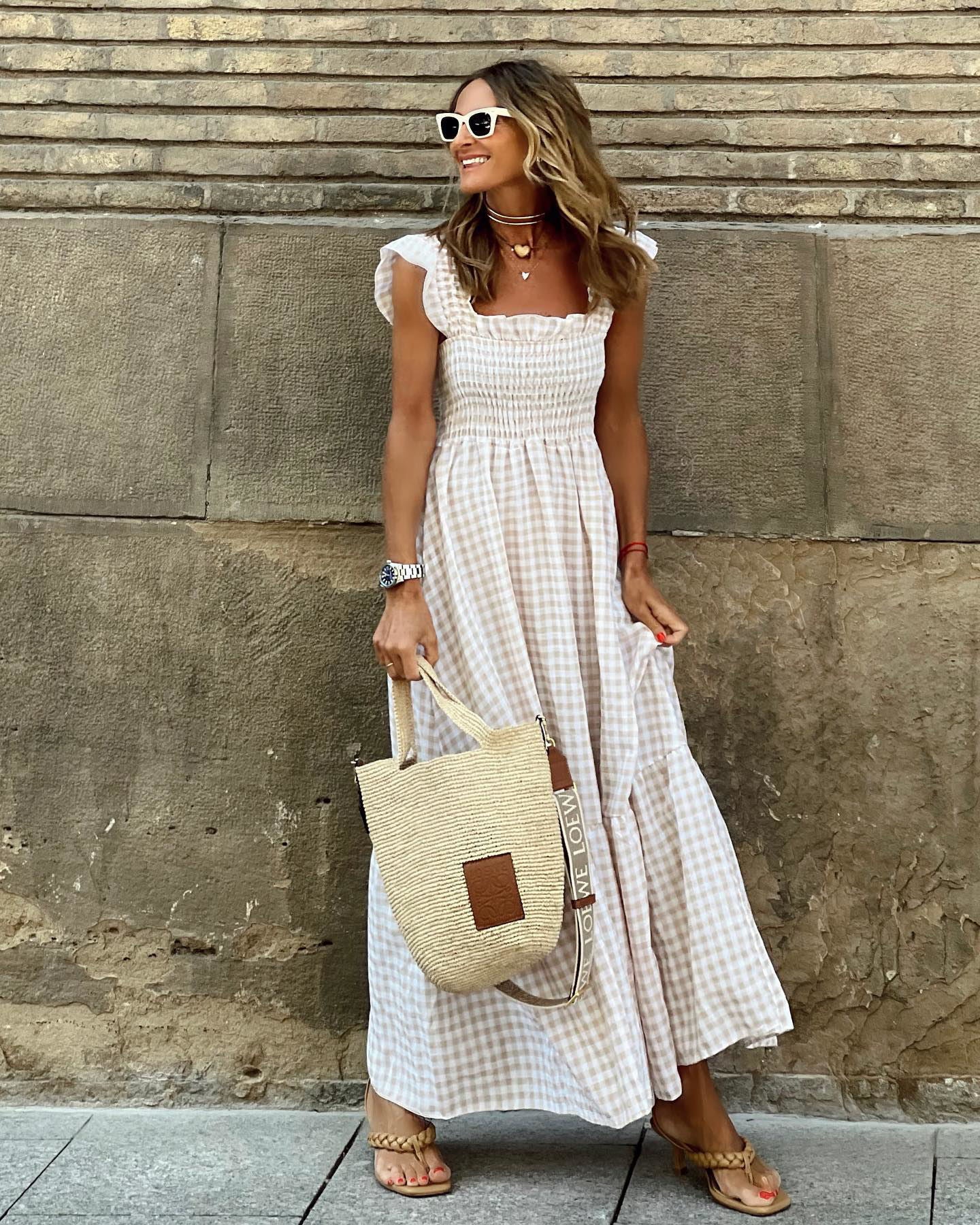 Women's Flutter Sleeve Maxi Dress
