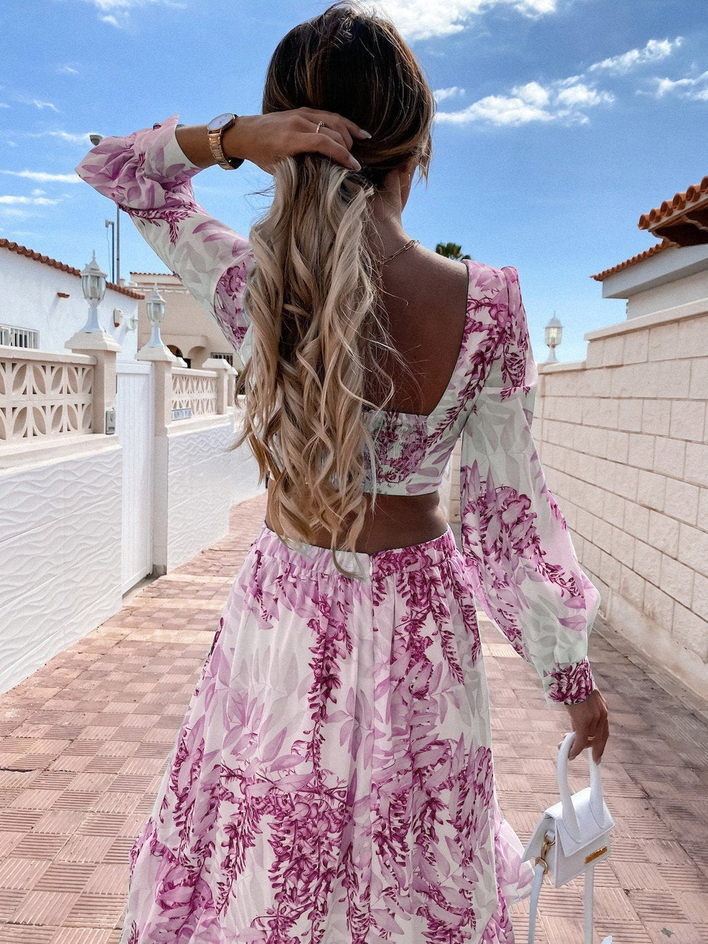 Women's Formal Maxi Dress with Cutouts