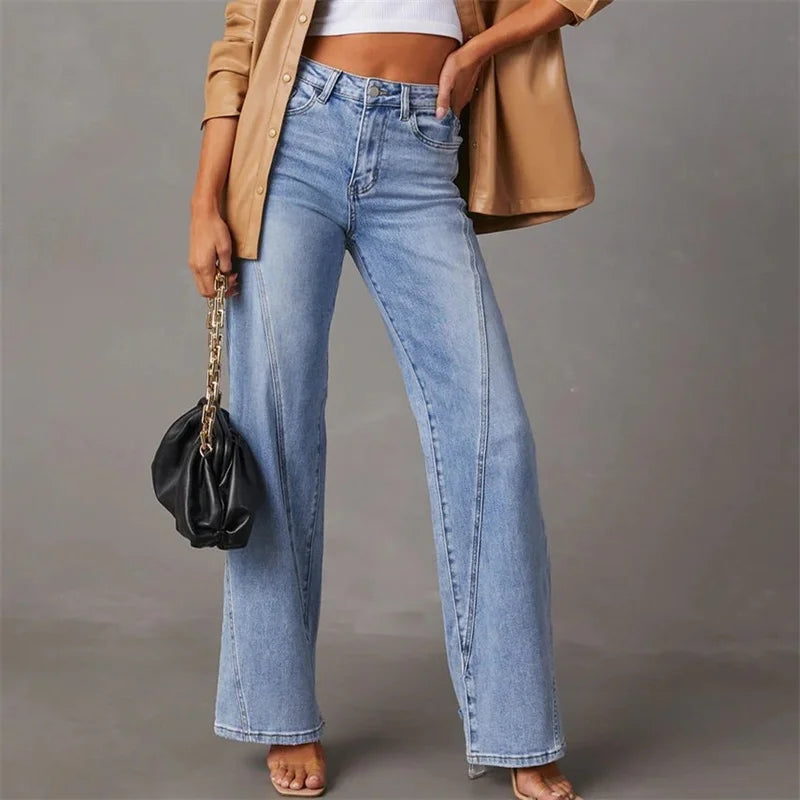 Women's High-Rise Wide Leg Jeans