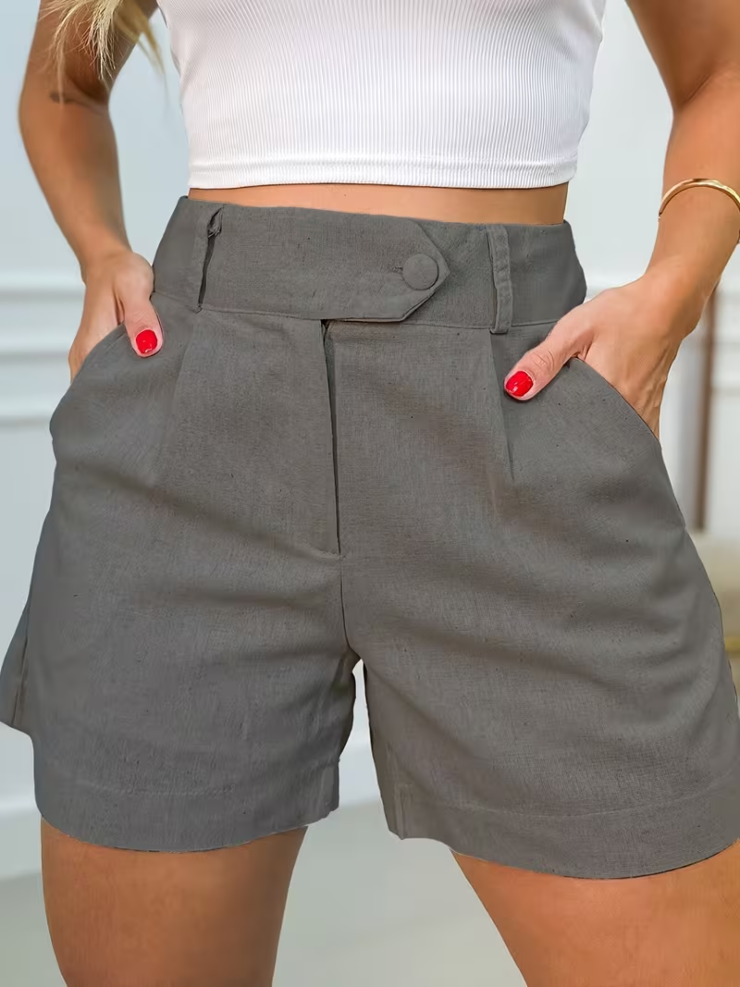 Women's High Waist Casual Summer Shorts