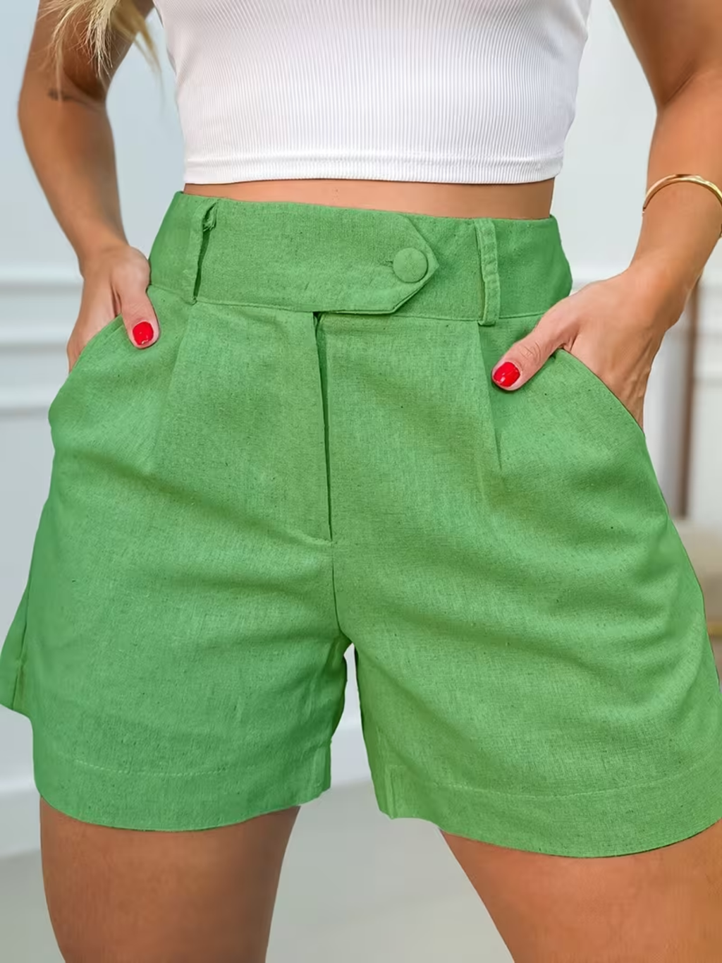 Women's High Waist Casual Summer Shorts