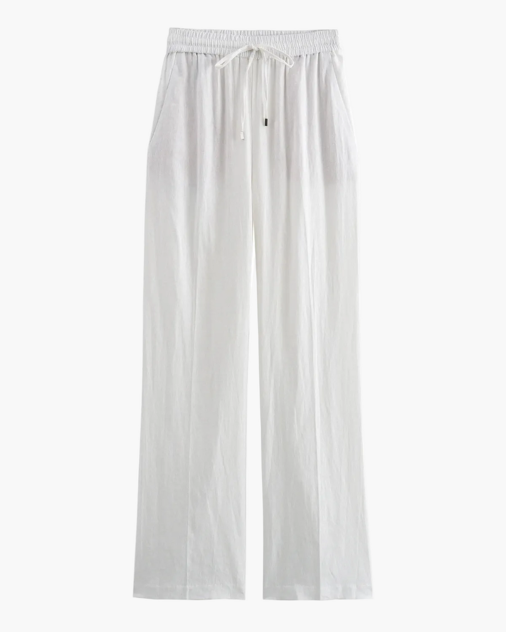 Women's High Waist Linen Trousers