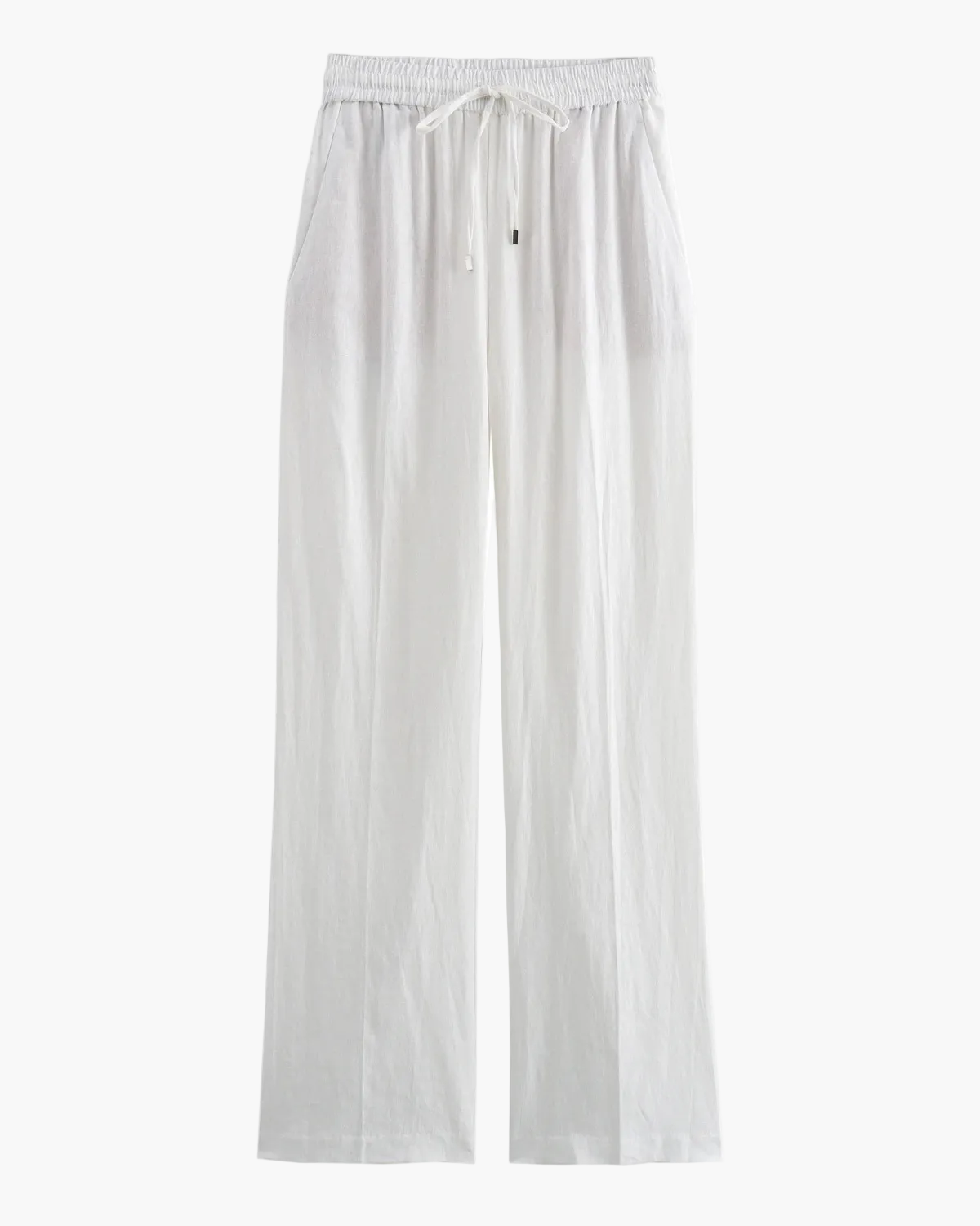 Women's High Waist Linen Trousers