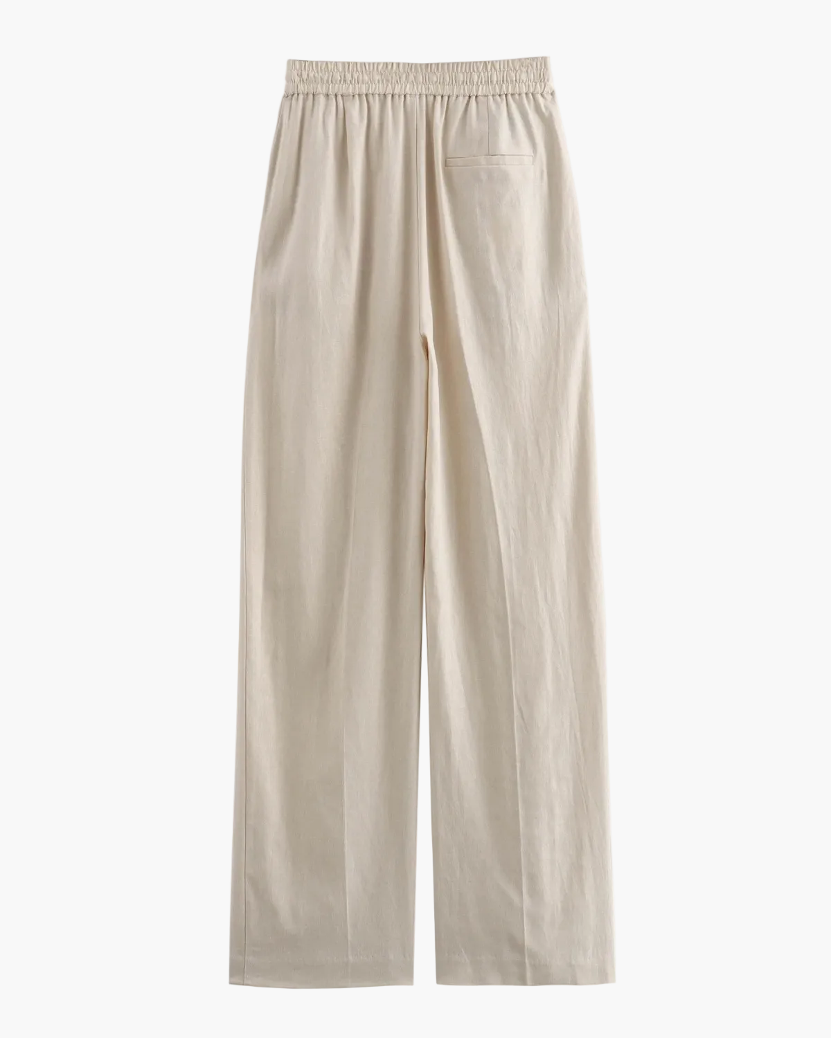 Women's High Waist Linen Trousers