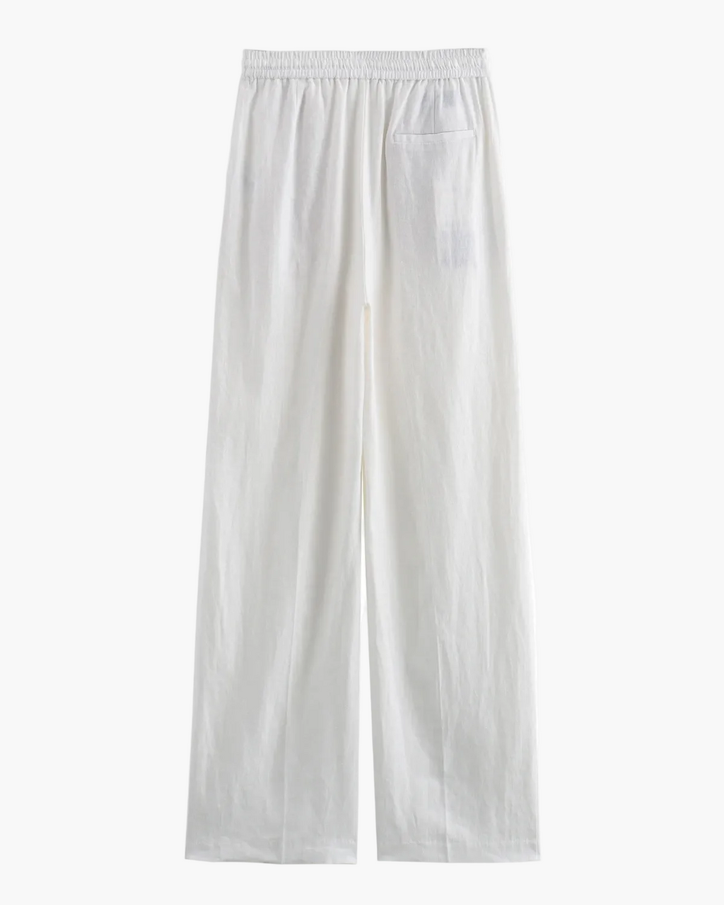 Women's High Waist Linen Trousers