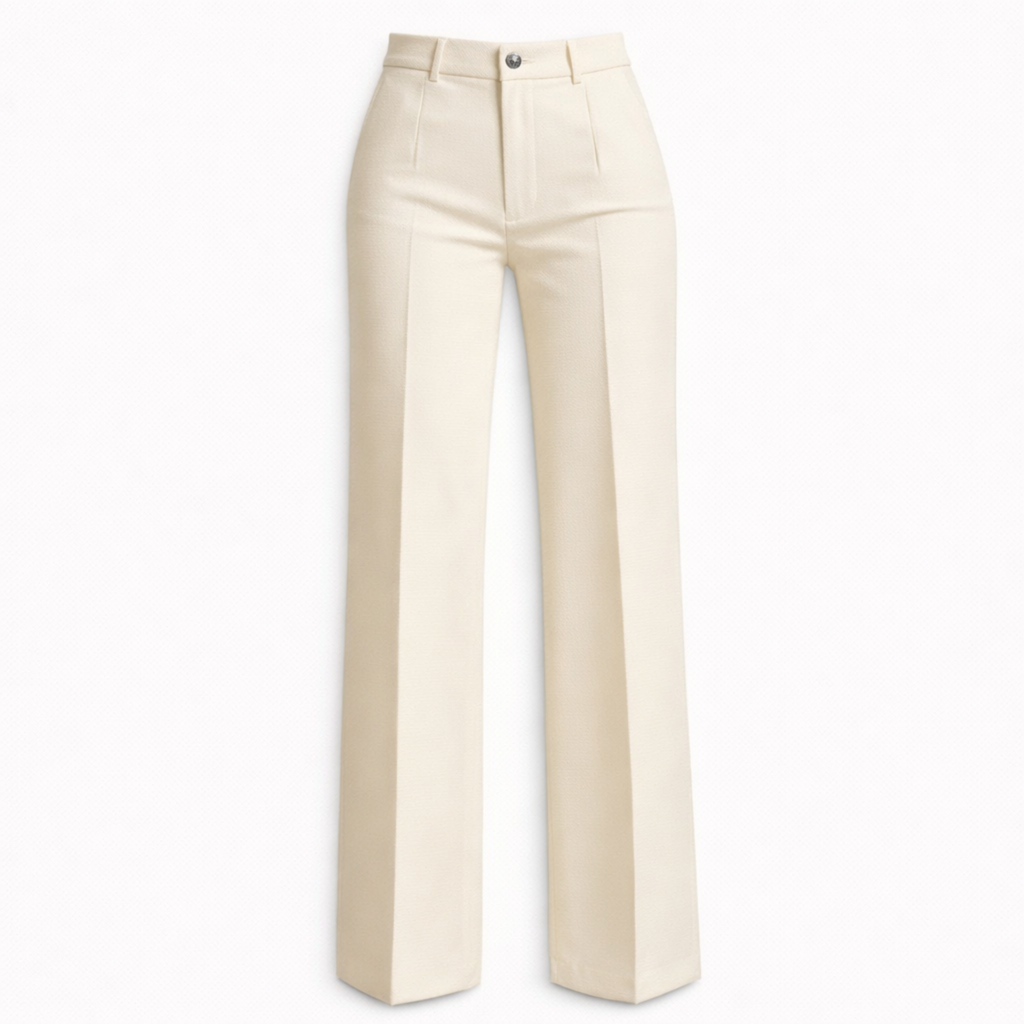 Women's High Waist Straight Leg Trousers