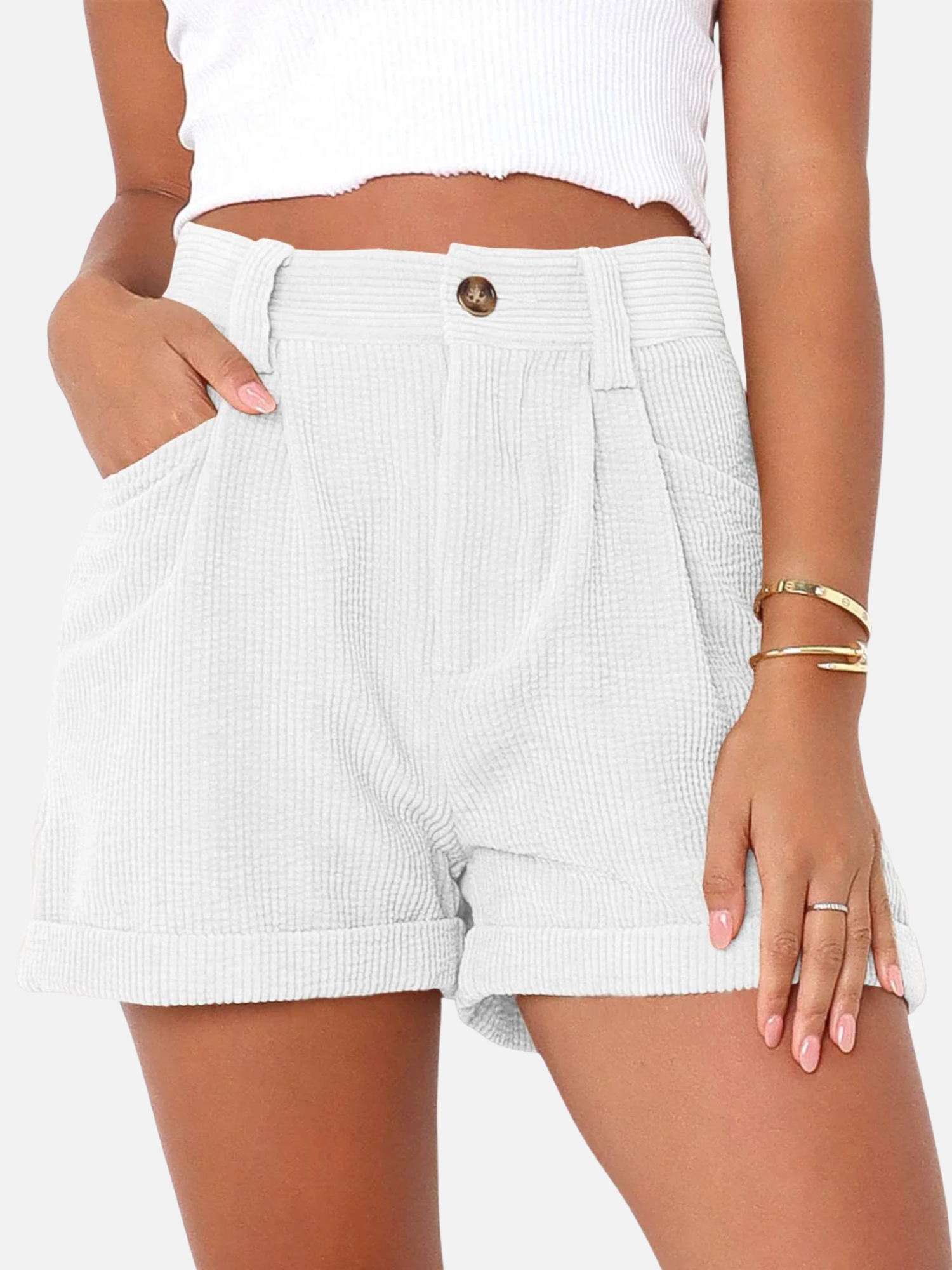Women's High Waist Tailored Shorts