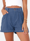 Women's High Waist Tailored Shorts