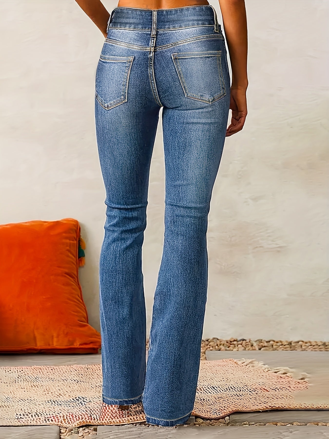 Women's High-Waist Wide Leg Jeans