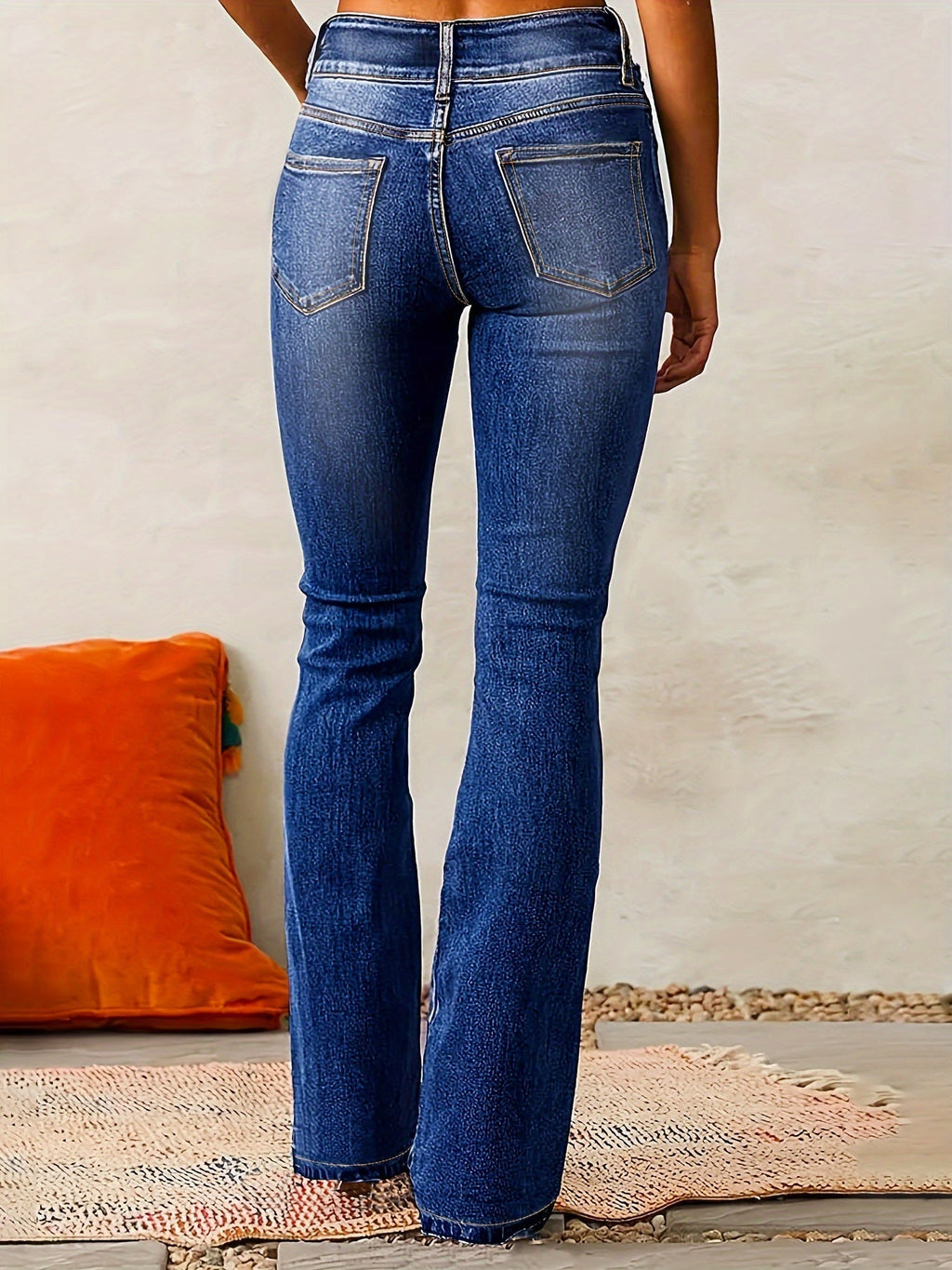 Women's High-Waist Wide Leg Jeans