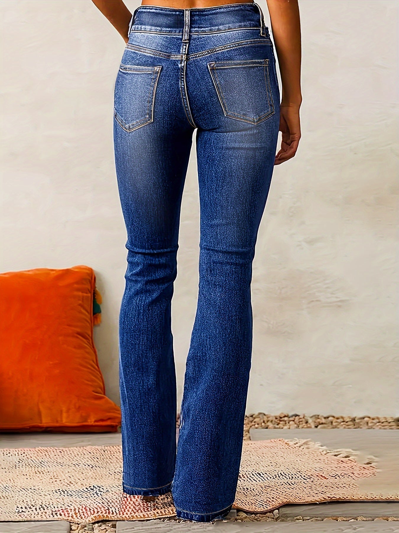 Women's High-Waist Wide Leg Jeans