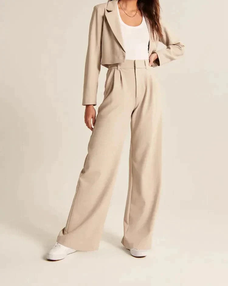 Women's High Waist Wide Leg Pants