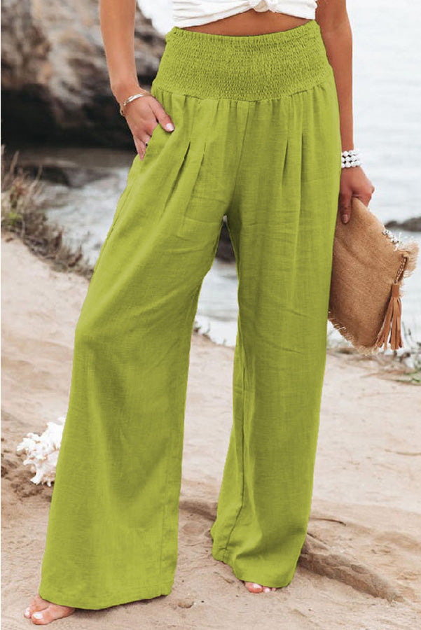 Women's High Waist Wide Leg Trousers