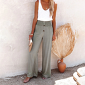 Women's High Waist Wide Leg Trousers