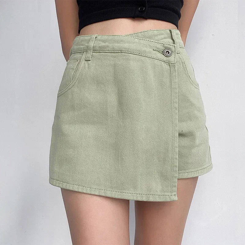 Women's High-Waisted Mini Skirt