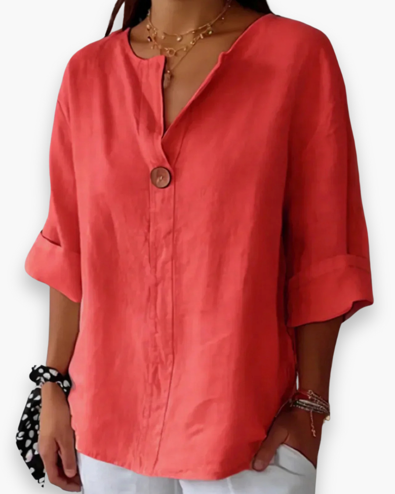 Women's Lightweight Airy Blouse - Summer Tops for Women