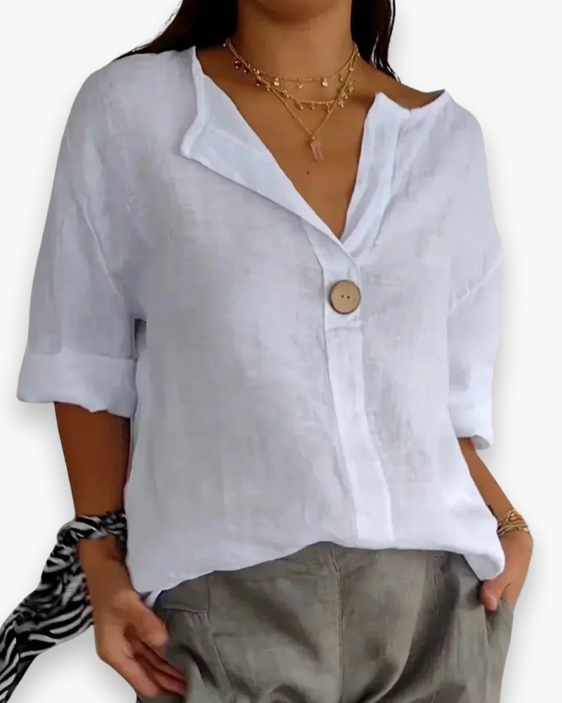Women's Lightweight Airy Blouse - Summer Tops for Women