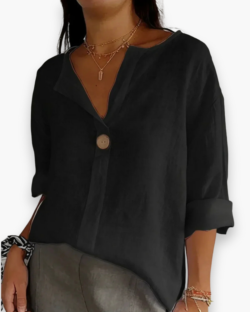 Women's Lightweight Airy Blouse - Summer Tops for Women