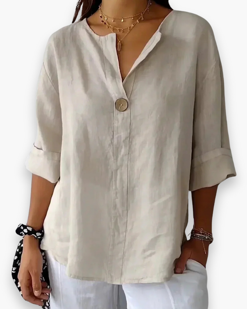 Women's Lightweight Airy Blouse - Summer Tops for Women