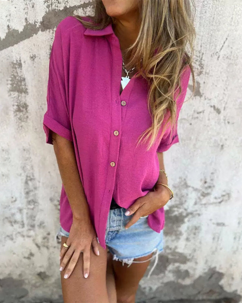 Women's Lightweight Oversized Blouse