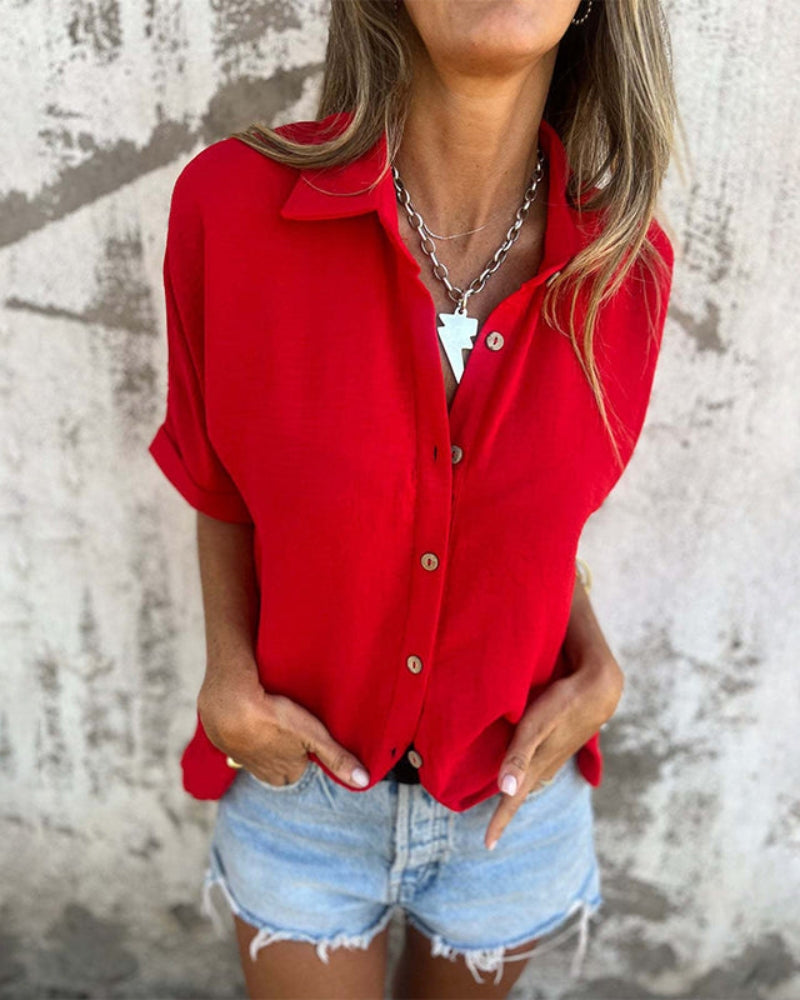 Women's Lightweight Oversized Blouse