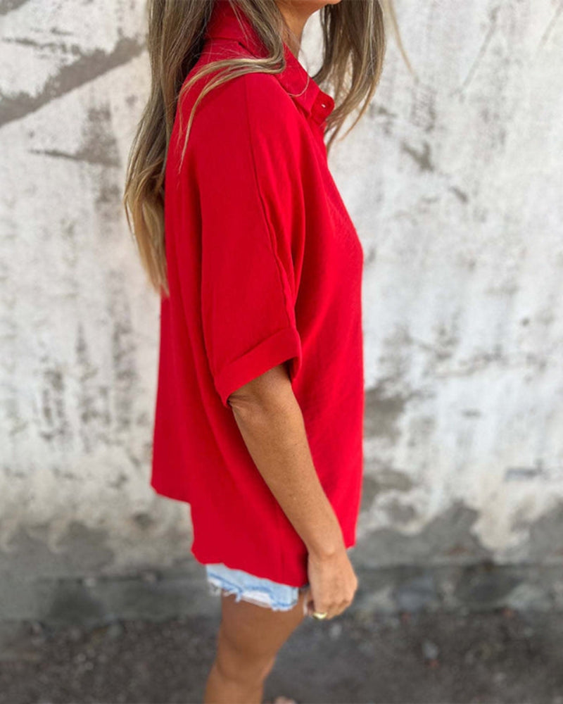 Women's Lightweight Oversized Blouse