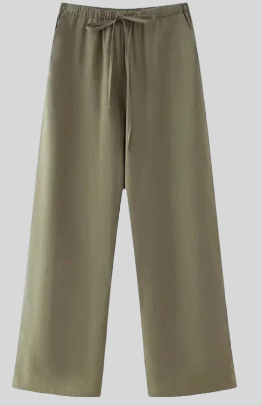 Women's Linen Two-Piece Summer Set