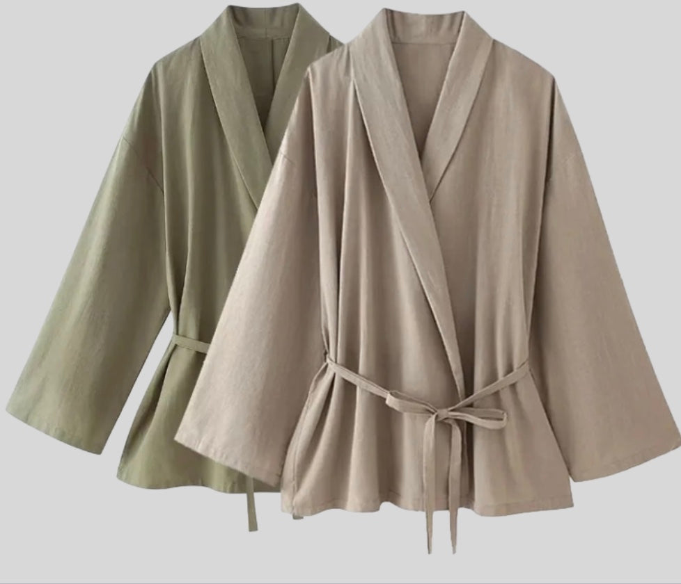 Women's Linen Two-Piece Summer Set