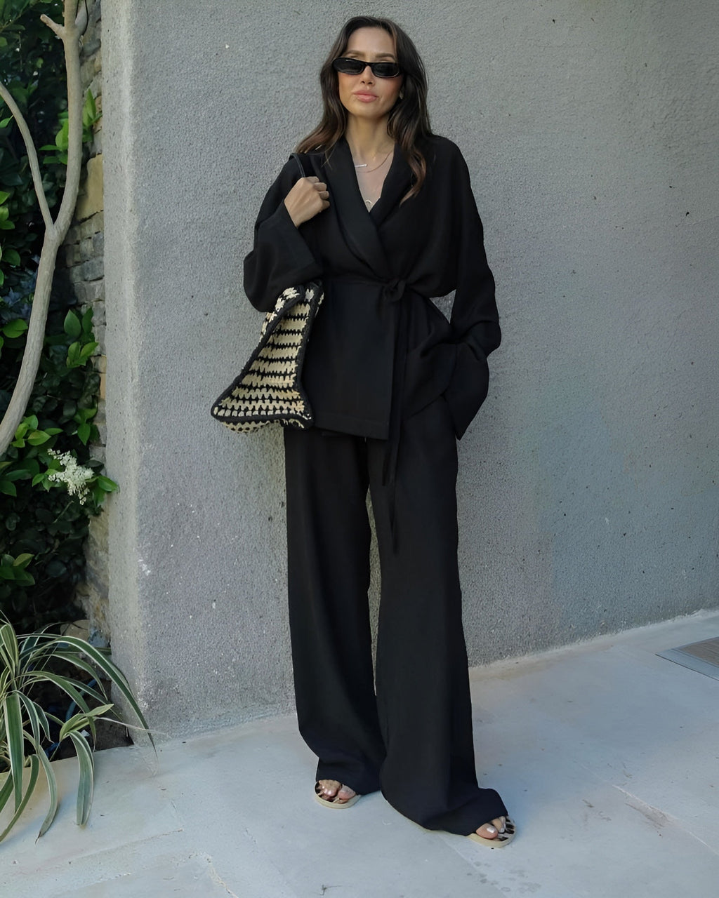 Women's Linen Two-Piece Summer Set