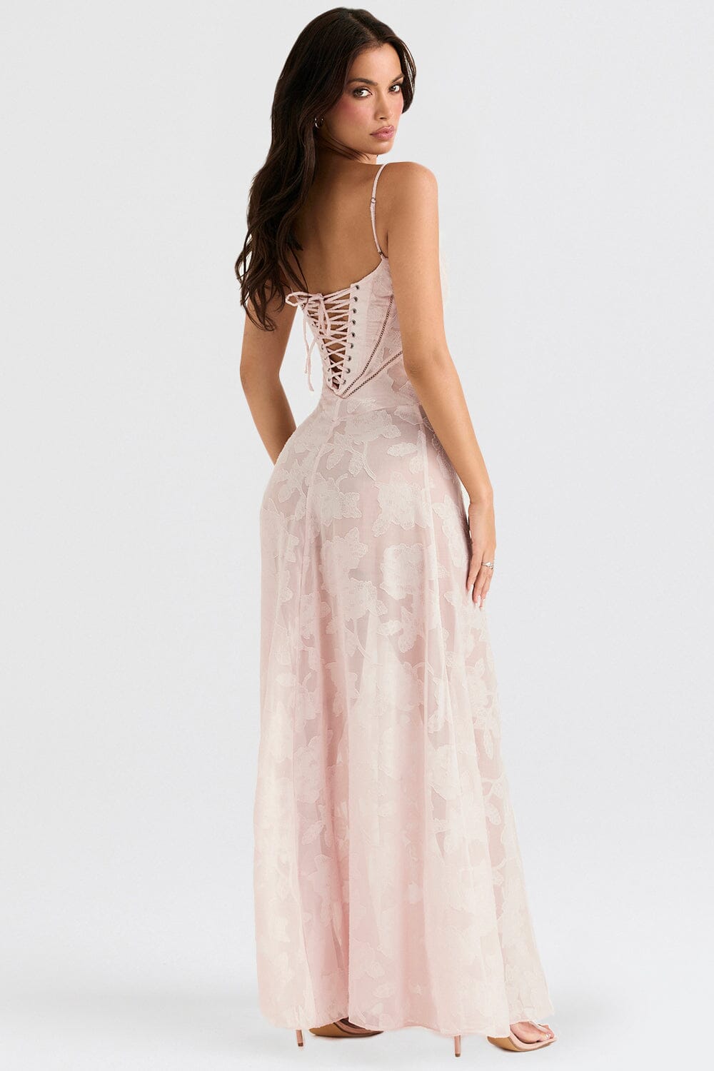 Women's Maxi Dress with Defined Waist for Summer