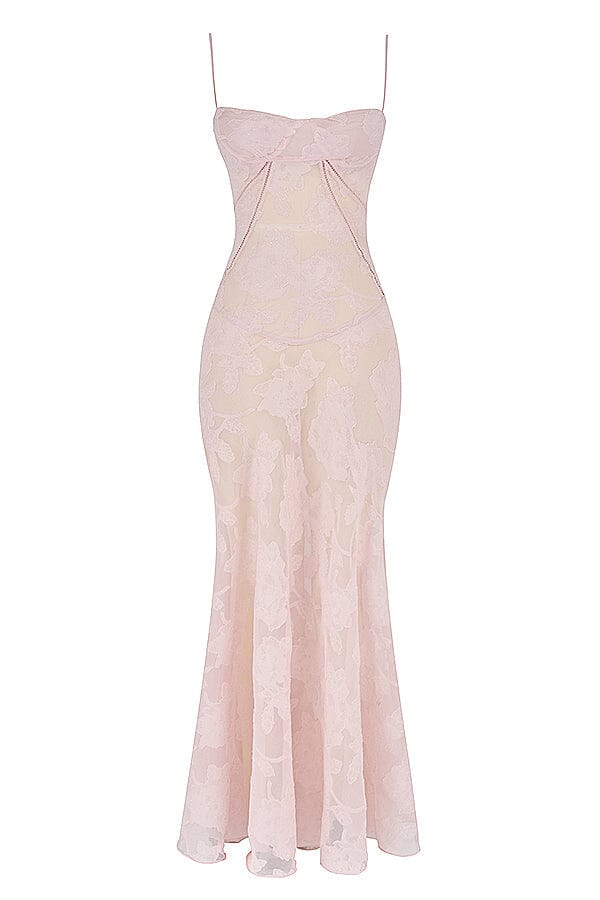 Women's Maxi Dress with Defined Waist for Summer