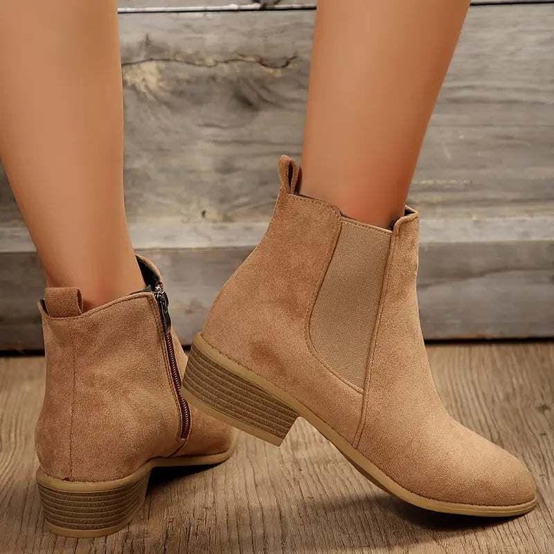 Women's Mid-Height Block Heel Western Boots