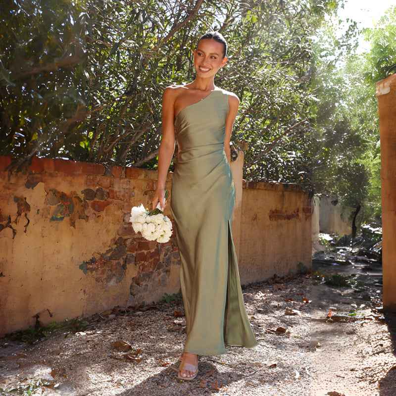Women's Midi Dress with Cut-Out Back for Summer