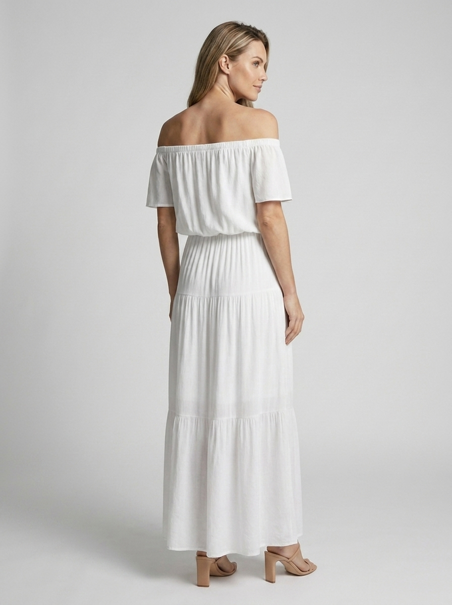 Women's Off-Shoulder Maxi Dress