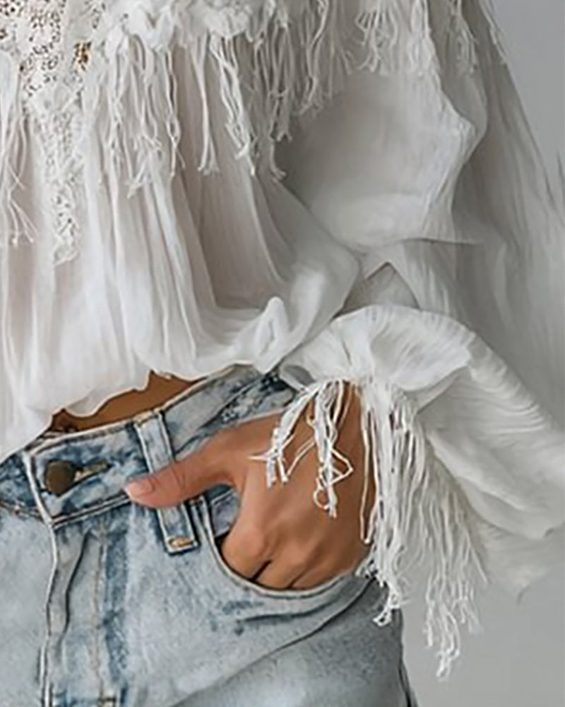 Women's Off the Shoulder Puff Sleeve Blouse