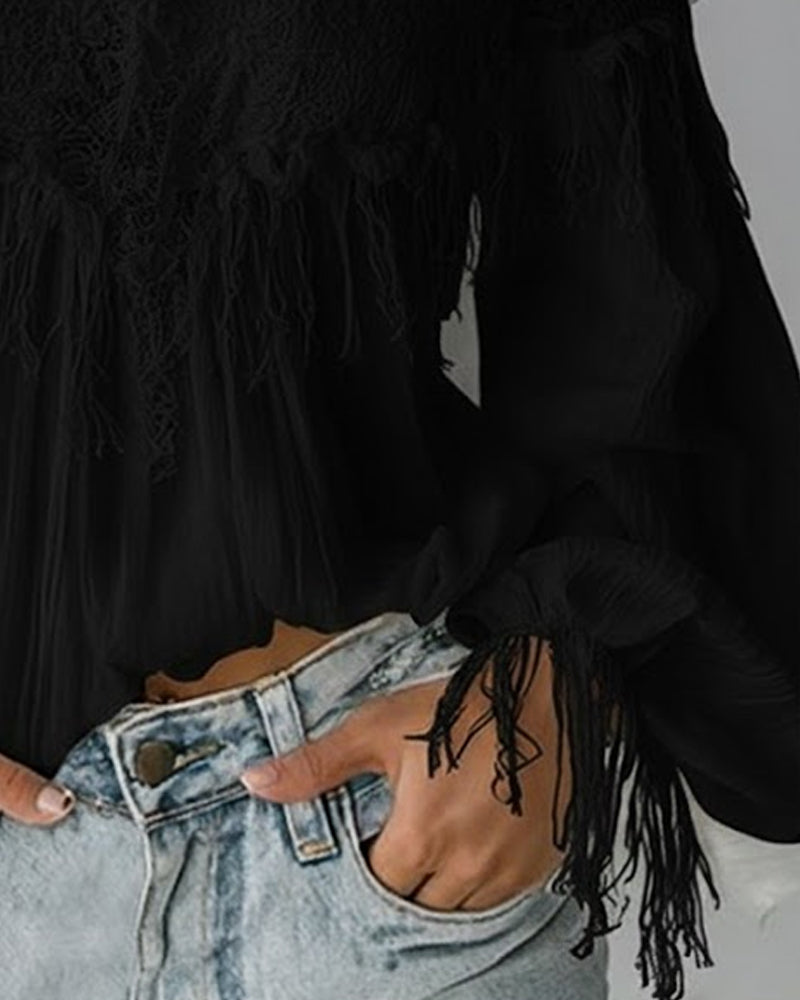 Women's Off the Shoulder Puff Sleeve Blouse
